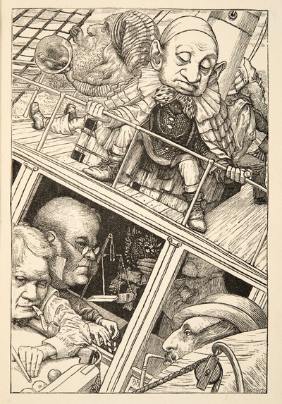 Úplně zapomněl své jméno“ z The Hunting of the Snark, Agony in Eight Fits, od Lewise Carrolla, hospoda. 1876 od Henry Holiday