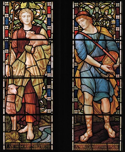 Shepherd & Sower, 1888 (vitráže) od Henry Holiday