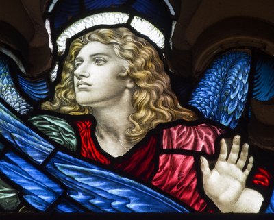 Westminster, St Margaret, James Powell & Sons, Henry Holiday, Head Of An Angel, 1883 od Henry Holiday