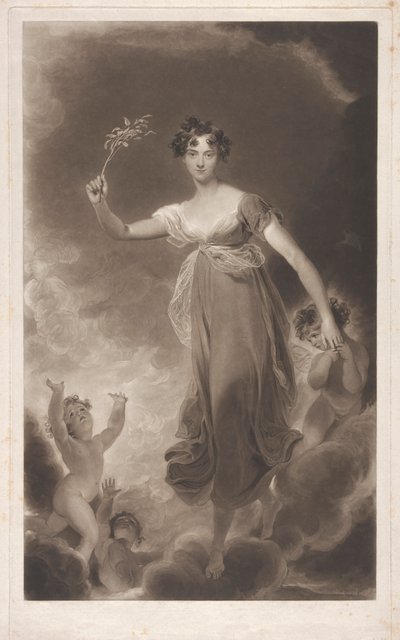 Lady Leicester jako Hope od Henry Hoppner Meyer