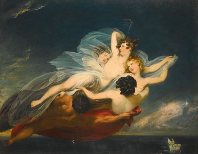 Hylas unášený nymfami od Henry Howard