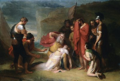 Lear a Cordelie, kolem roku 1820 od Henry Howard