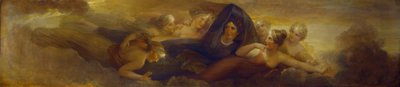 Noc s Plejádami, 1834 (olej na mahagonovém panelu) od Henry Howard