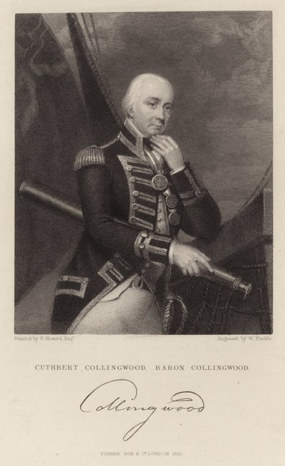 Portrét Cuthberta Collingwooda od Henry Howard