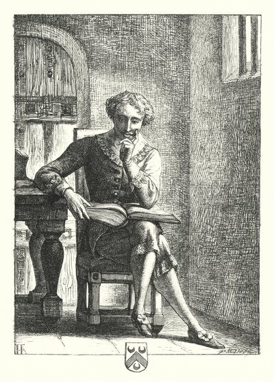 Ve vězení (rytina) od Henry Hugh Armstead