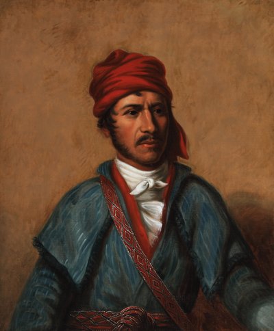 Timpoochee Barnard (Creek) 1831 (olej na plátně) od Henry Inman