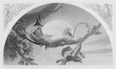 Ariel, z obrázku v královské sbírce (rytina) od Henry James Townsend