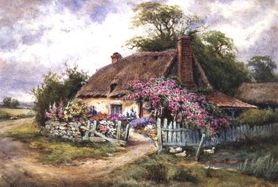 Hezká chata s kachnami od Henry John Sylvester Stannard