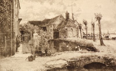 Bez názvu [Village Scene] (lept) od Henry John Yeend King