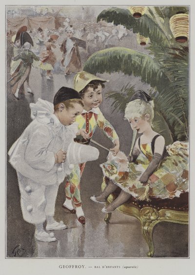 Bal dEnfants (dětský ples) od Henri Jules Jean Geoffroy