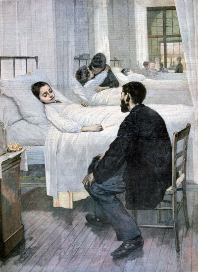 Návštěvní den v nemocnici, 1893 od Henri Jules Jean Geoffroy