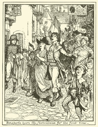 Bonaparte poprvé slyší Marseillaisu od Henry Justice Ford