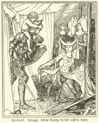 Herbert přivádí Malého Henryho do jeho stanu manželek od Henry Justice Ford