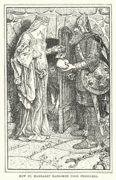 Jak svatá Markéta vykoupila chudé vězně (litho) od Henry Justice Ford