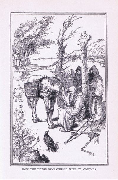 Jak kůň sympatizoval se svatým Columbou, 1912 od Henry Justice Ford