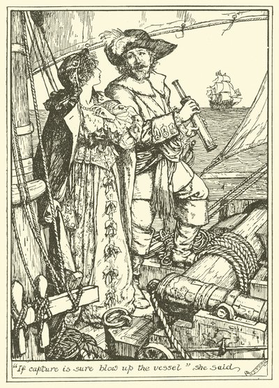 "Pokud si je Capture jistý, vyhoďte nádobu" řekla (rytina) od Henry Justice Ford