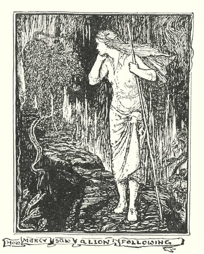 Ilustrace k Pokroku poutníka od Johna Bunyana (litografie) od Henry Justice Ford