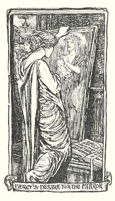Ilustrace k Pokroku poutníka od Johna Bunyana (litografie) od Henry Justice Ford