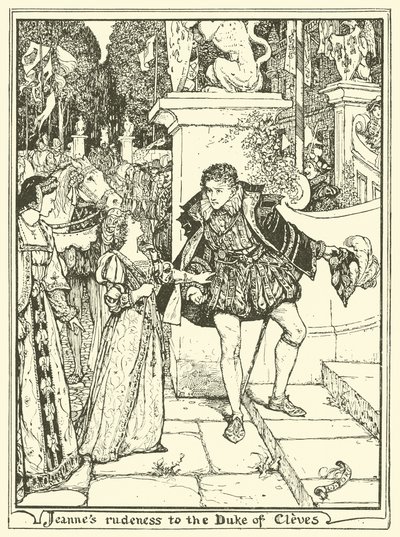Jeannes Rudeness vévodovi z Cleves od Henry Justice Ford
