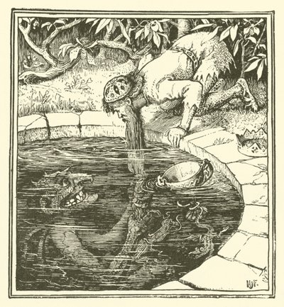 Král Kojata (rytina) od Henry Justice Ford