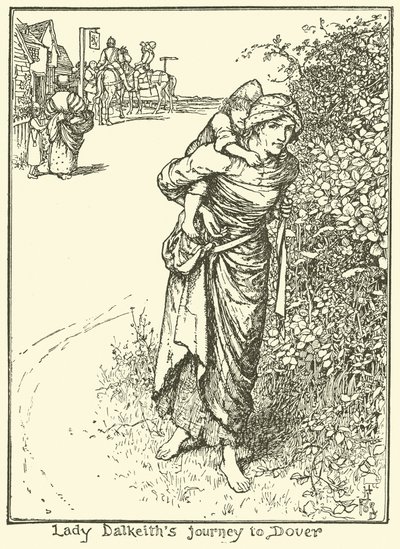 Lady Dalkeiths Journey to Dover od Henry Justice Ford