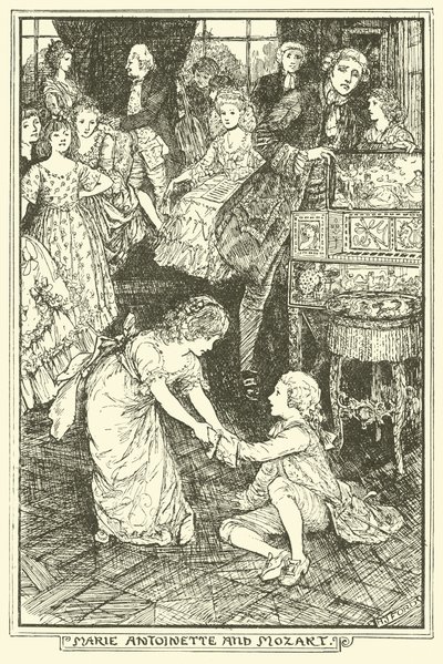 Marie Antoinetta a Mozart od Henry Justice Ford