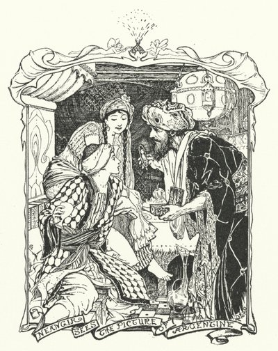 Neangir vidí obraz Argentiny (rytina) od Henry Justice Ford
