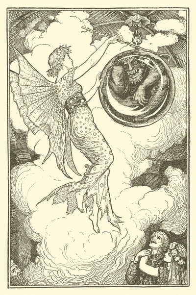 Princ Narcis a princezna Potentilla (rytina) od Henry Justice Ford