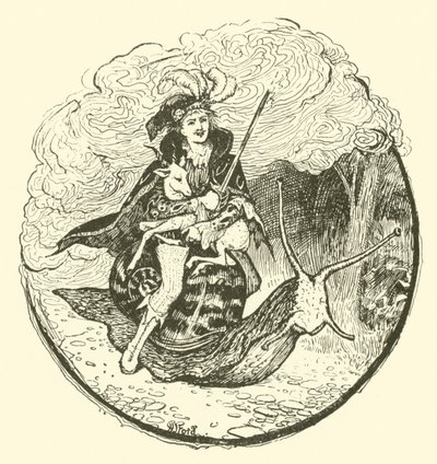 Princ Vivien a princezna Placida (rytina) od Henry Justice Ford
