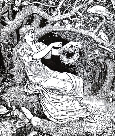 Princezna Narcis a princezna Potentilla od Henry Justice Ford