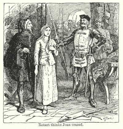 Robert si myslí, že Joan je blázen (litografie) od Henry Justice Ford