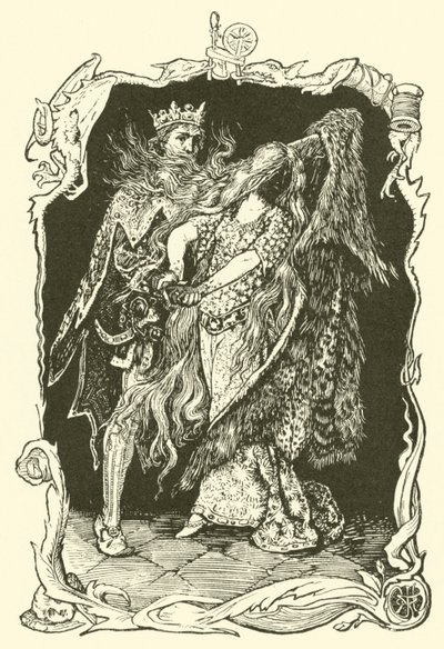 The Many-Furred Creature (rytina) od Henry Justice Ford