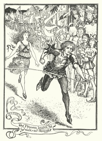 Princezna poražená rychlým myšlením (rytina) od Henry Justice Ford