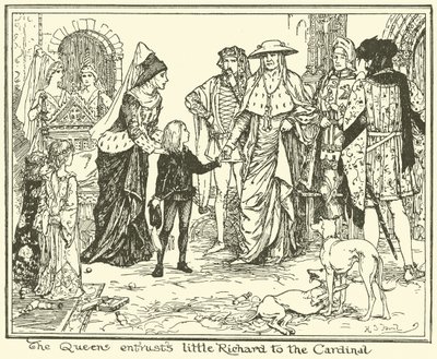 Královna svěřila malého Richarda kardinálovi od Henry Justice Ford