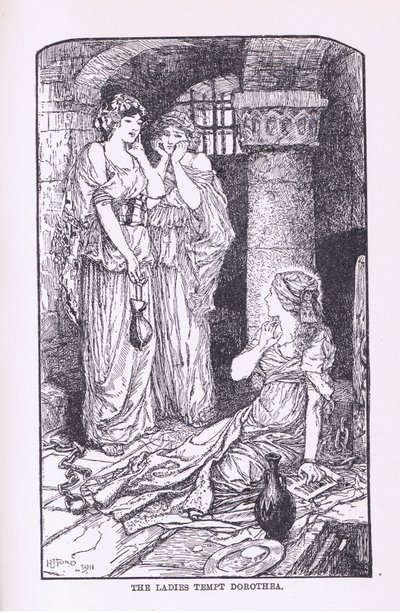 Dámy pokoušejí Doretheu, 1912 od Henry Justice Ford