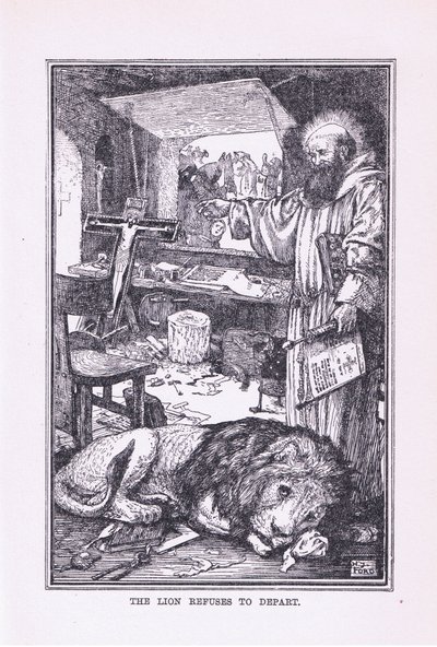 Lev odmítá odejít, 1912 od Henry Justice Ford