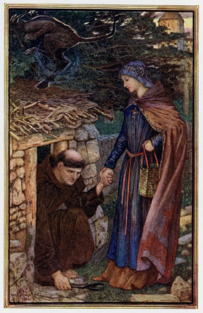 "Rozumná žena přiměje Dunstana, aby opustil svou celu." od Henry Justice Ford