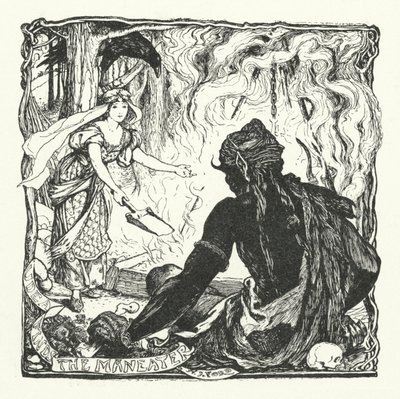 Udea najde Maneatera (rytina) od Henry Justice Ford