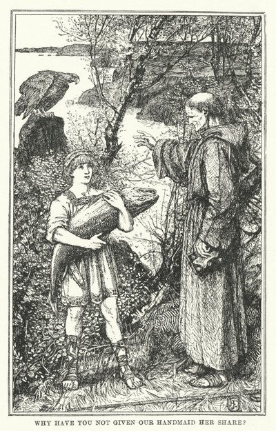 Proč jsi nedal naší služebné její podíl? (litho) od Henry Justice Ford