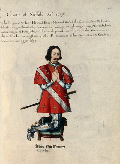 Sir John Howard Baron Howard Rytíř podvazku od Henry Lilly