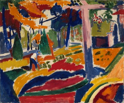 Zahrada, ca. 1915. od Henry Lyman Saÿen
