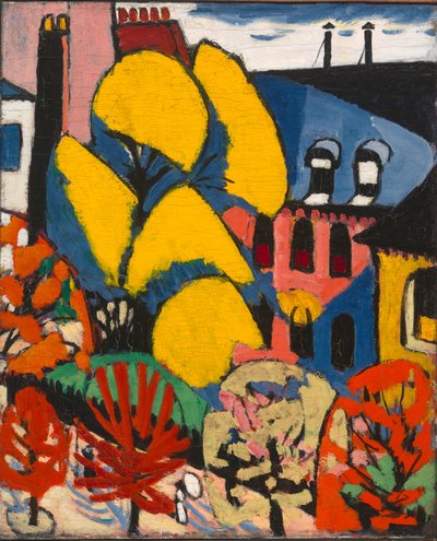 Stromy, kolem 1912-14 (olej na plátně) od Henry Lyman Saÿen