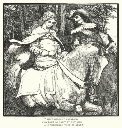 Fair Ines (rytina) od Henry Marriott (after) Paget