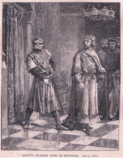 Henryho hádka s De Montfortem od Henry Marriott Paget