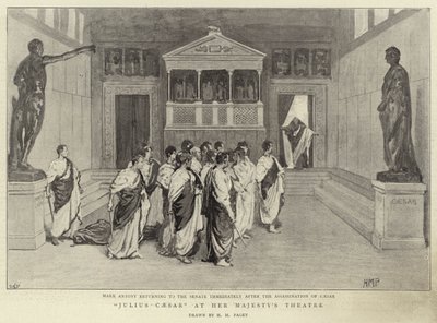 Julius Caesar v Divadle Jejího Veličenstva od Henry Marriott Paget