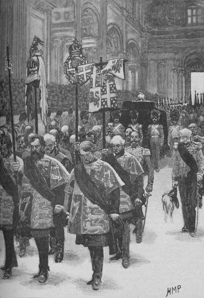 The Burial of Wellington, c1890 od Henry Marriott Paget
