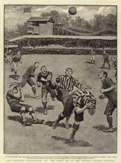 Pohár fotbalové asociace, finále v Crystal Palace Grounds od Henry Marriott Paget