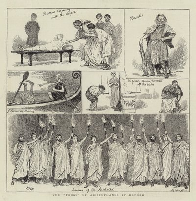 Aristofanovy žáby v Oxfordu od Henry Marriott Paget