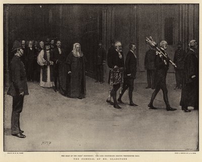 Pohřeb pana Gladstonea od Henry Marriott Paget