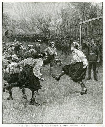 První zápas britského ženského fotbalového klubu od Henry Marriott Paget